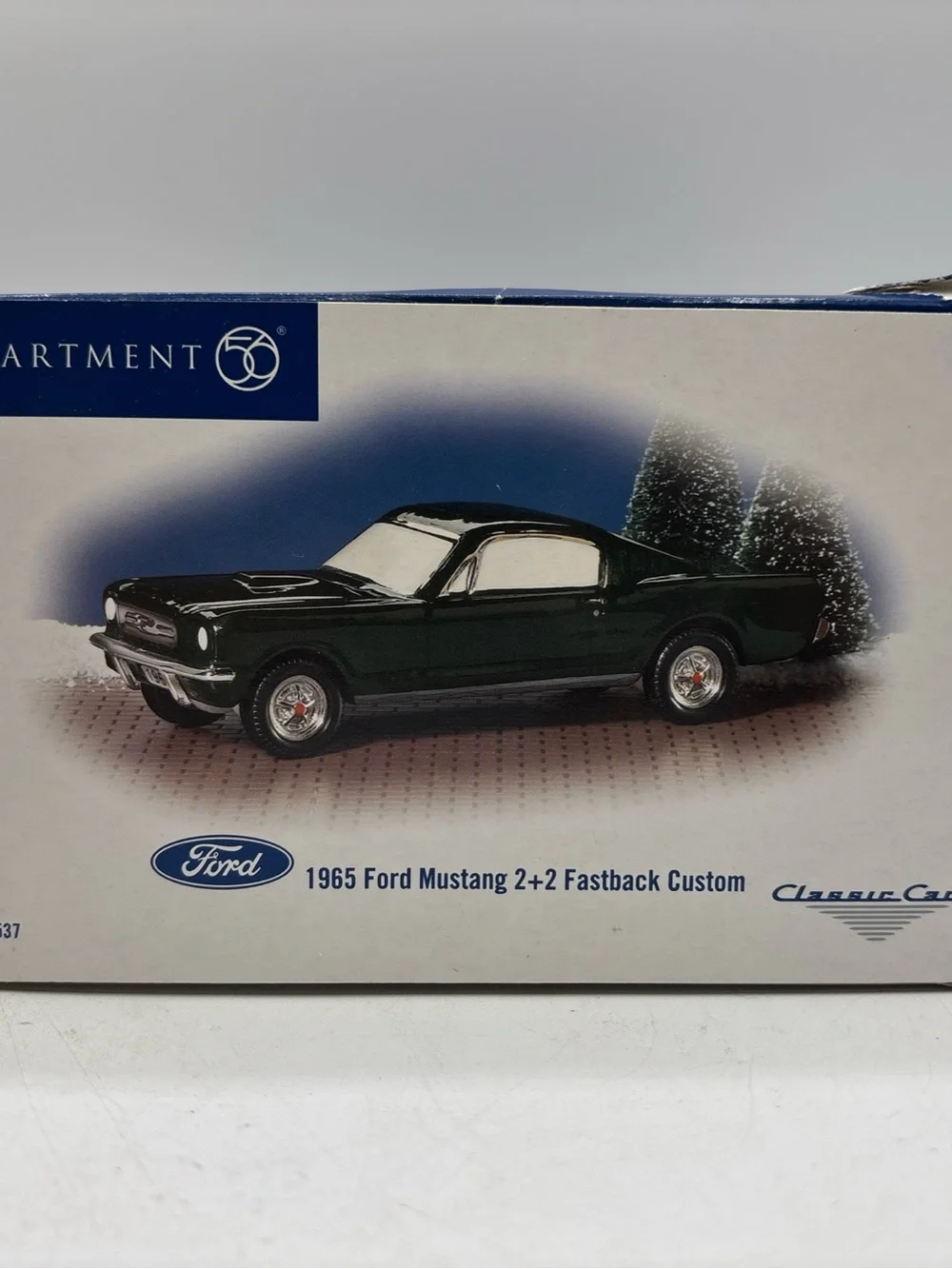 Dept 56 2004 Vintage SVCC 1965 Ford Mustang 2+ 2 Fastback Custom 56.55537 Retire